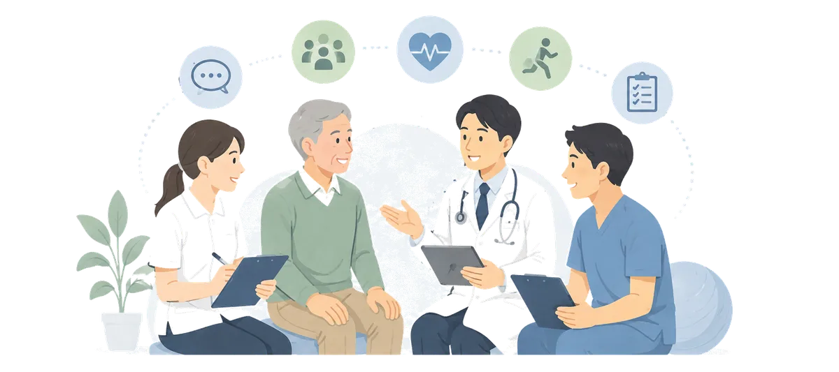 チーム医療のイラスト